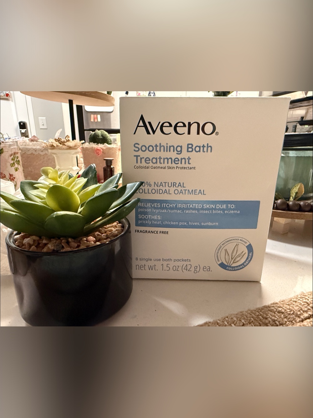 🍁🌻NEW🍎 Soothing Bath Treatment - White Packaging-  Back to school- Chicken Pox?